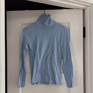 J. Crew Soft Blue Turtleneck Sweater